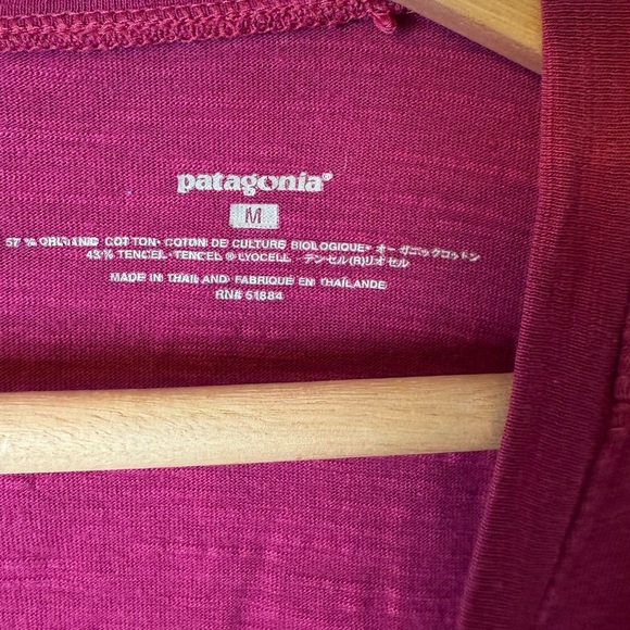 Patagonia Long Sleeve T-Shirt Organic Cotton and Tencel Size M - Picture 3 of 6